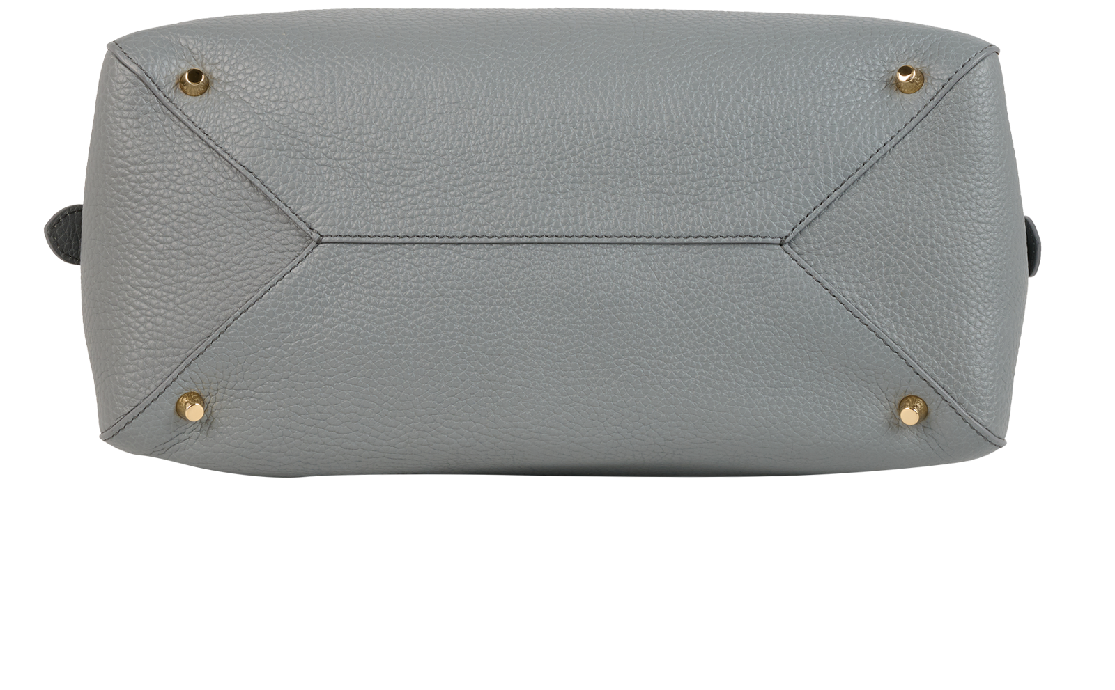 Greenwood Bowling Bag, &pound;295, Handbags, Grey, Leather, Top view